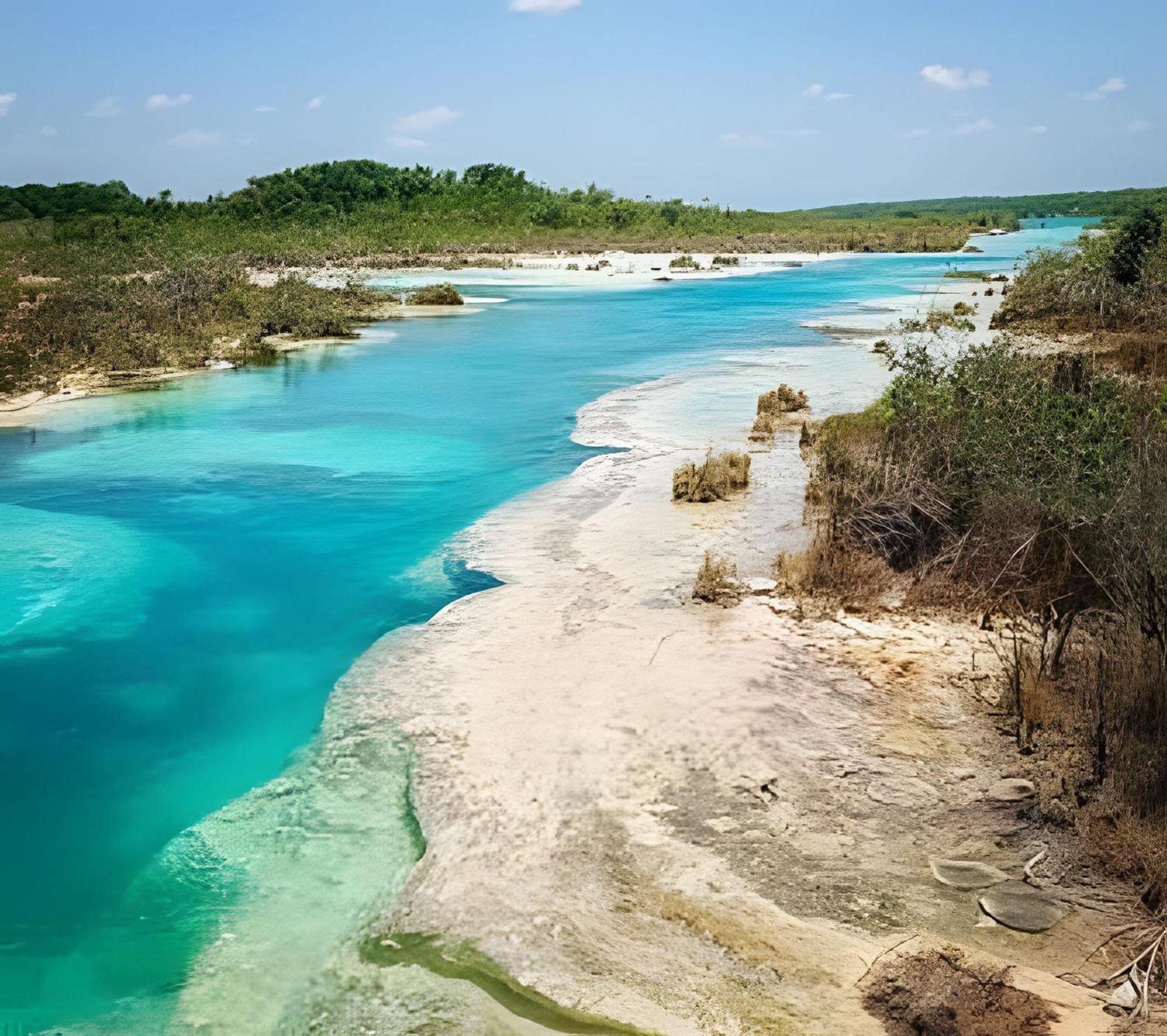 Appartamento Casa De Piedra - Departamentos Bacalar- Esterno foto