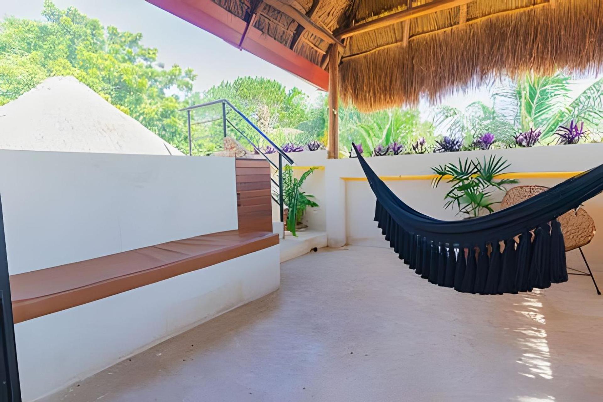 Appartamento Casa De Piedra - Departamentos Bacalar- Esterno foto