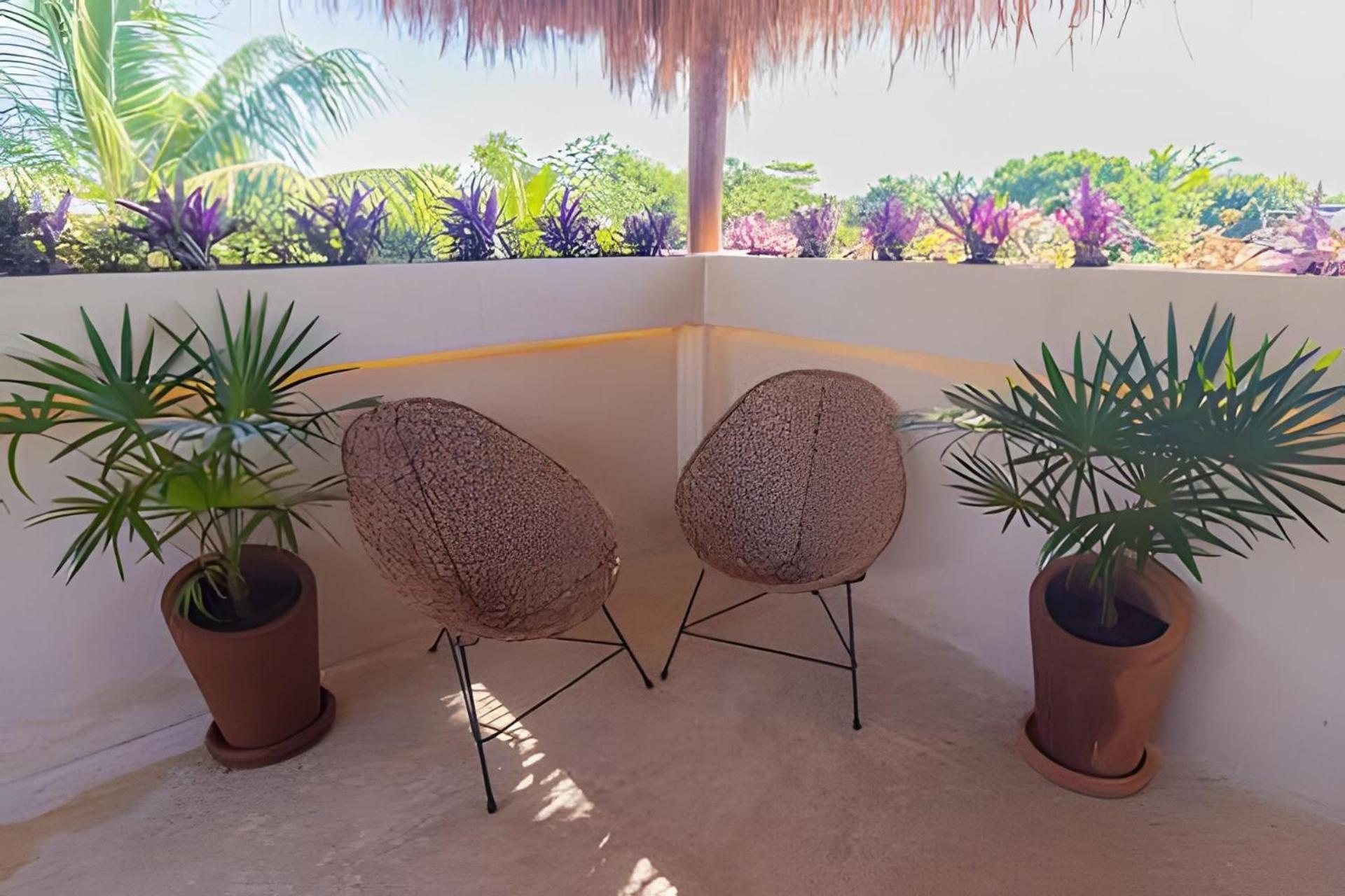 Appartamento Casa De Piedra - Departamentos Bacalar- Esterno foto