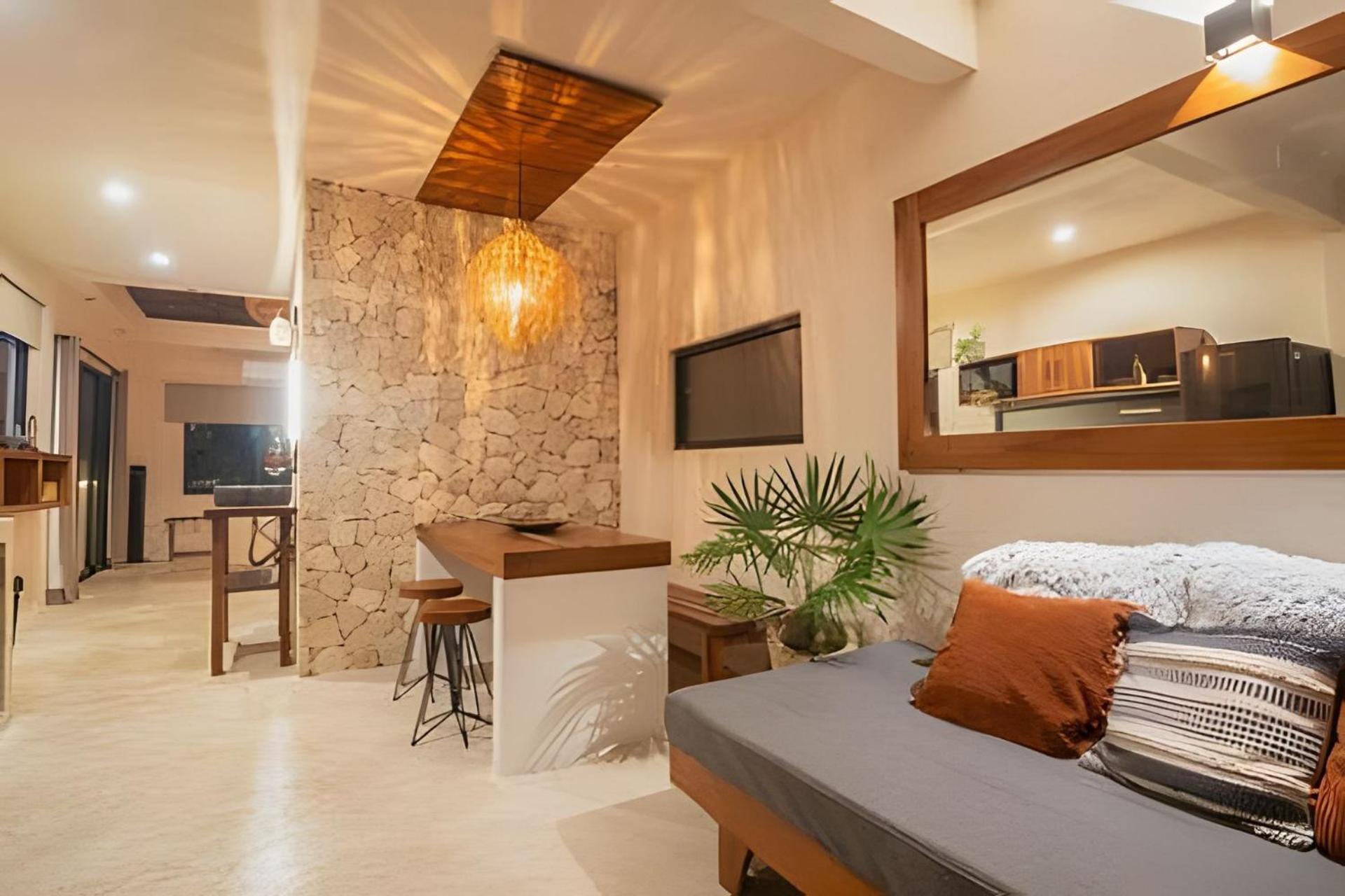 Appartamento Casa De Piedra - Departamentos Bacalar- Esterno foto